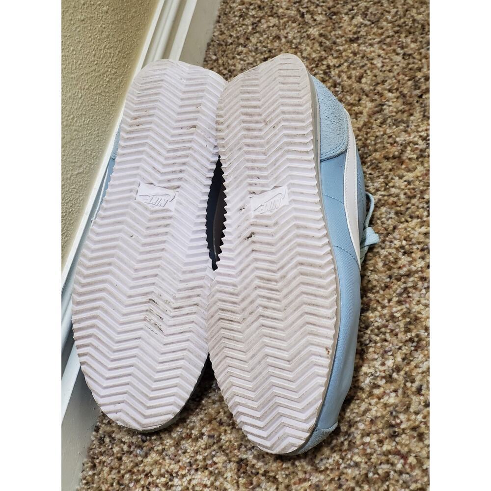 Nike Cortez Basic Leather Sneakers Blue White Youth Size 5.5Y IF1615-400 Retro - Picture 8 of 8